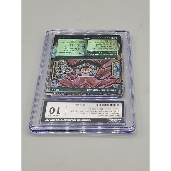 MTG Monster Manual #1782 FOIL Exhibition of Adventure Secret Lair D&D CGC 1 - Picture 7 of 9